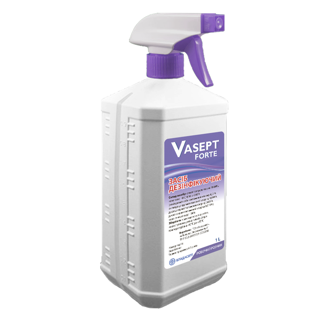 Антисептик «VASEPT forte», флакон, 1000 мл, спрей